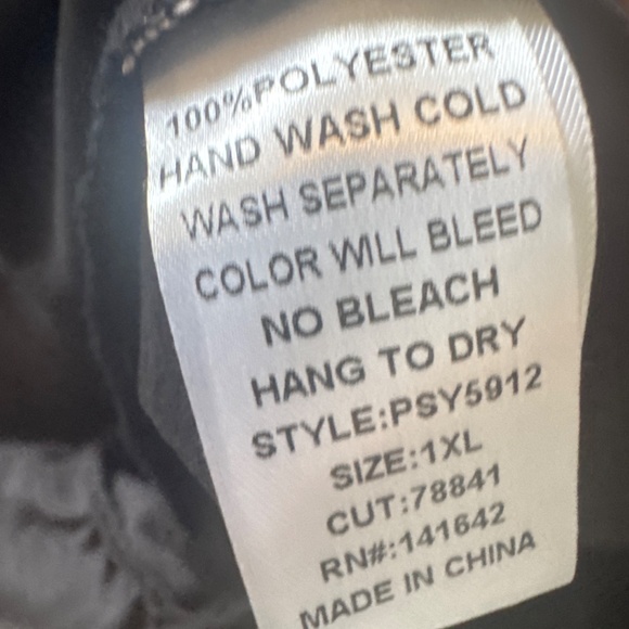 SHE+SKY Black ruffle dress - Picture 7 of 8